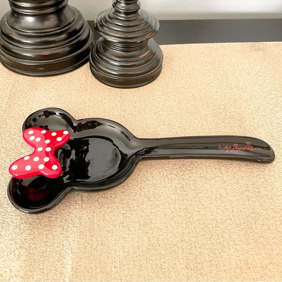 NWT Disney Minnie Mouse Ceramic Spoon Rest - Picture 6 of 7